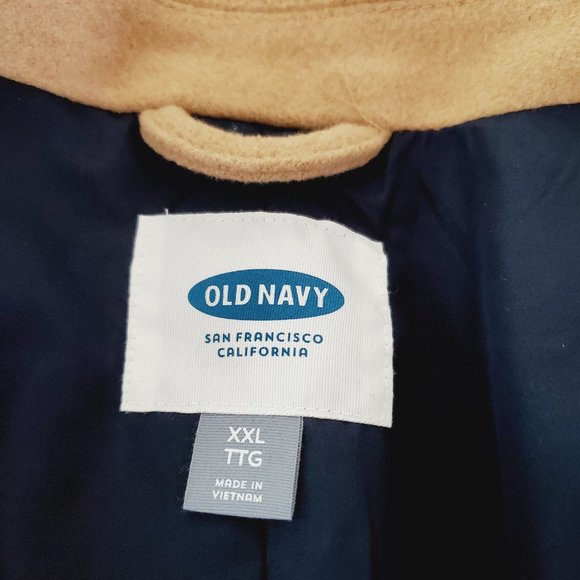 Old Navy Tan Pea Coat for Women - Picture 6 of 10